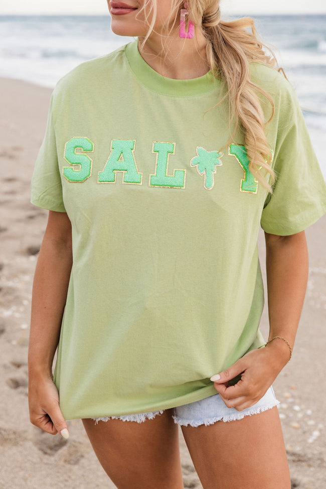 Salty Mint Oversized Graphic Tee