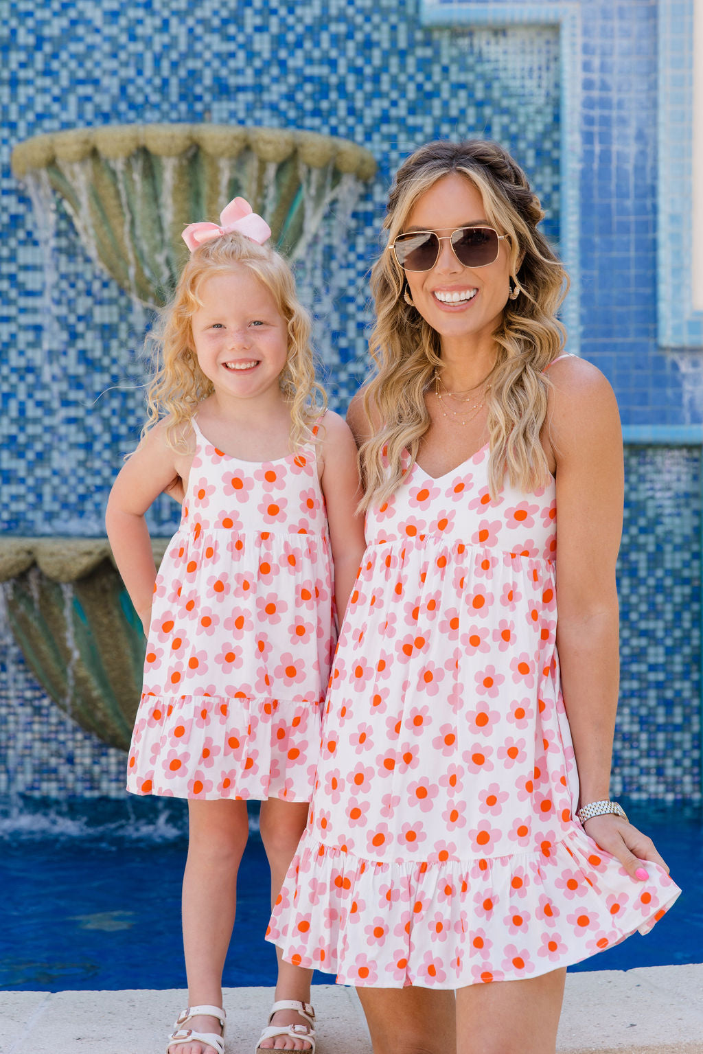 Kid s Keep Blooming In Kennedy Daisy Floral Dress Tori X Pink Lily