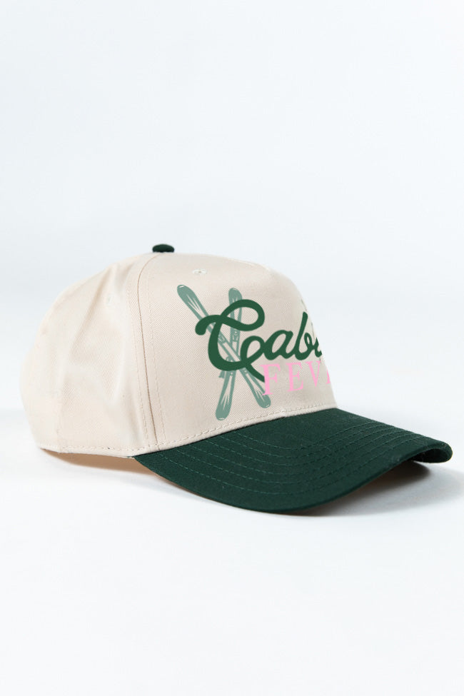 Cabin Fever Dark Green and Natural Trucker Hat