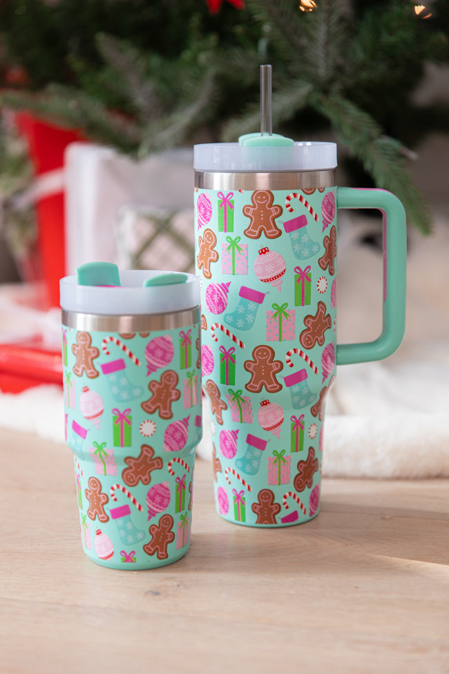 Sippin' Pretty in Christmas Cheer 20 OZ Drink Tumbler With Lid And Straw DOORBUSTER