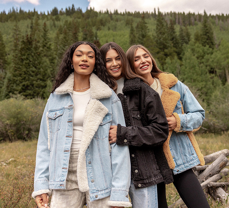 Women's Boutique Jackets: Leather, Denim & More | Pink Lily