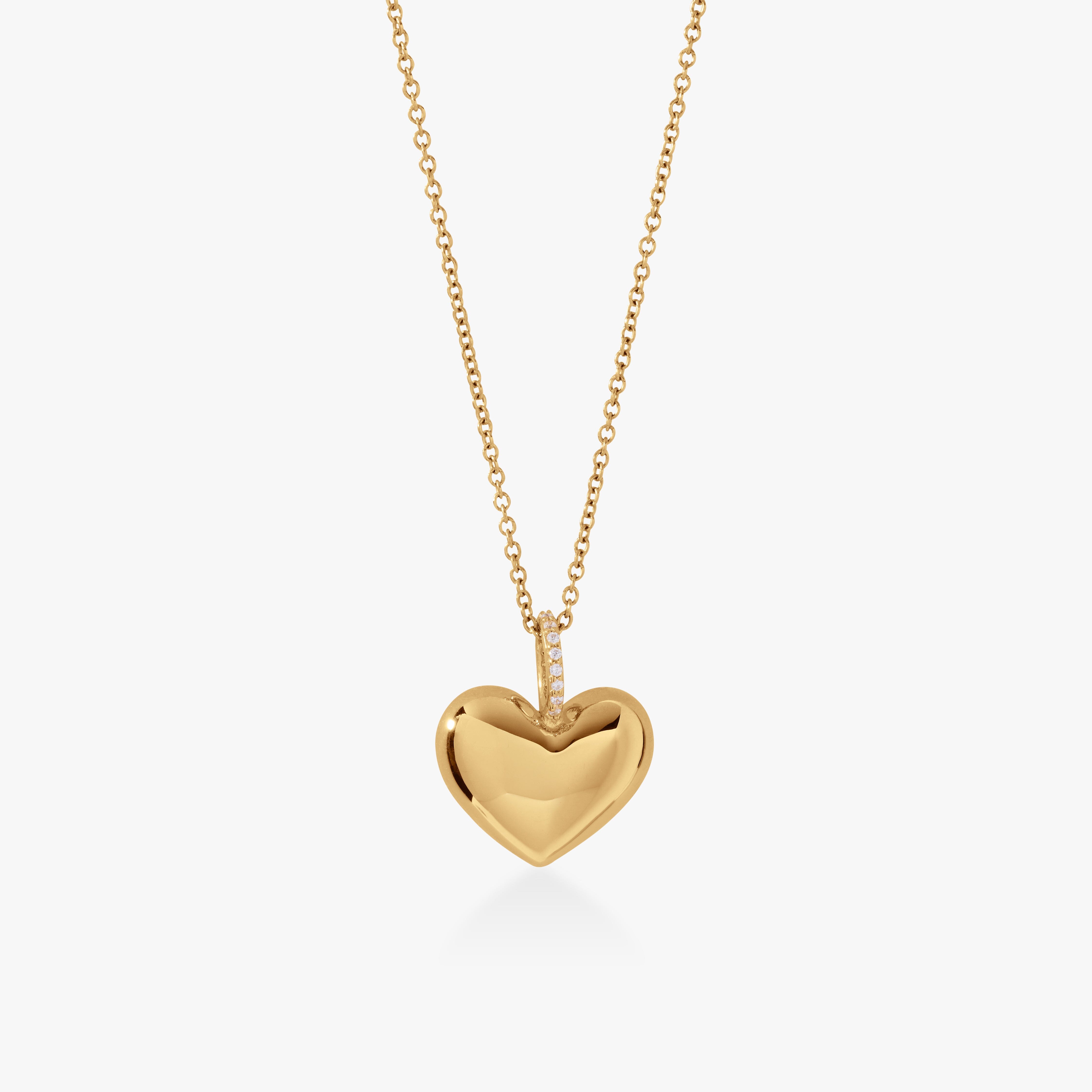 Puffy Heart Necklace