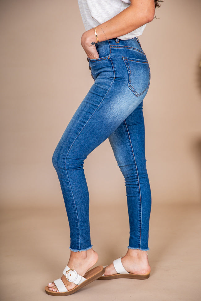 The Chelsie Medium Wash Jeans FINAL SALE – Pink Lily
