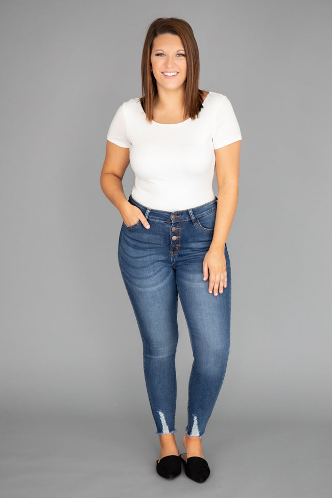 Gianna Distressed Medium Wash Jeans FINAL SALE