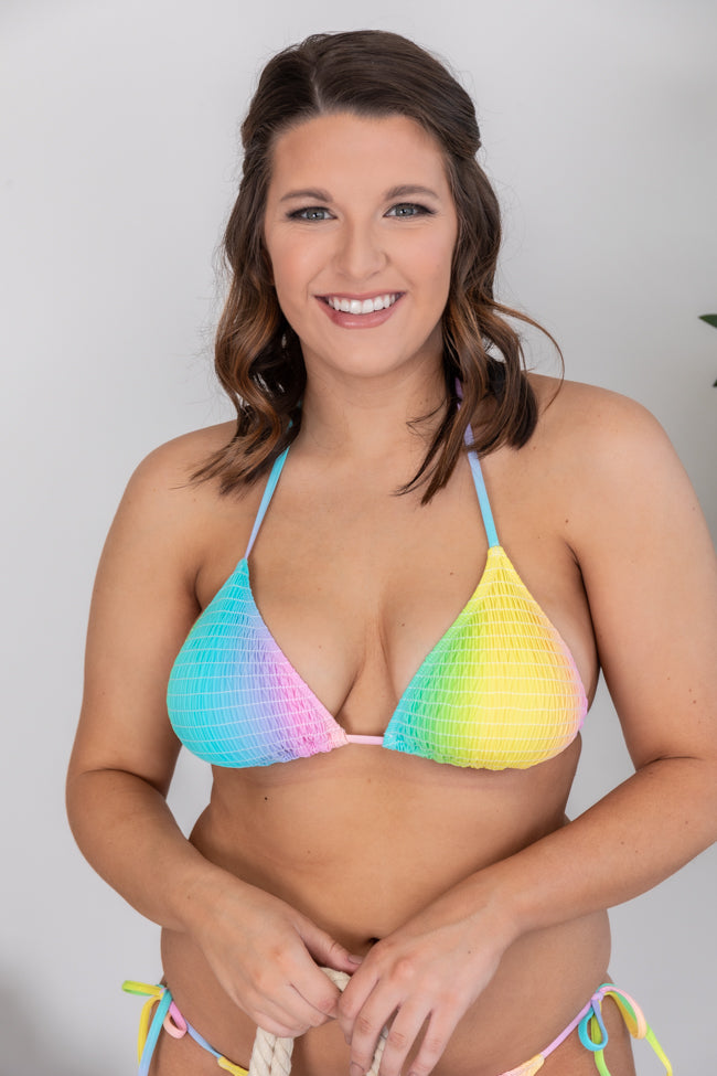 Women's Mermaid Wish Tie Dye Bikini Top