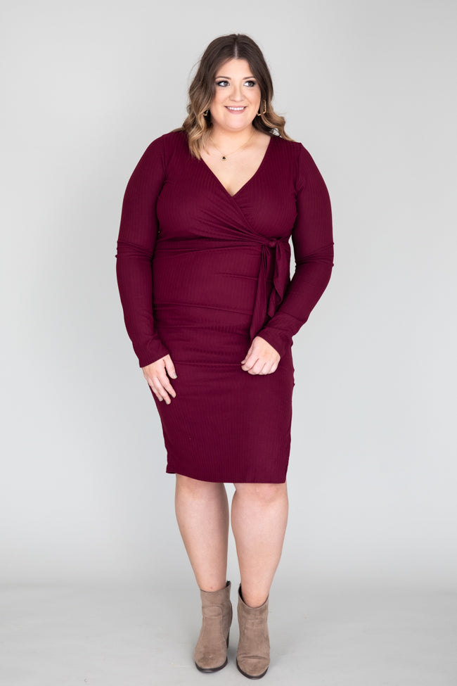 Pink and outlet maroon dress