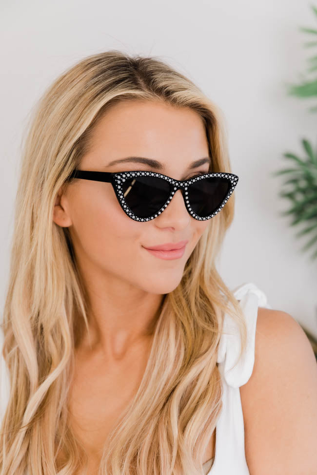 Living In The Past Black Pearl Sunglasses FINAL SALE