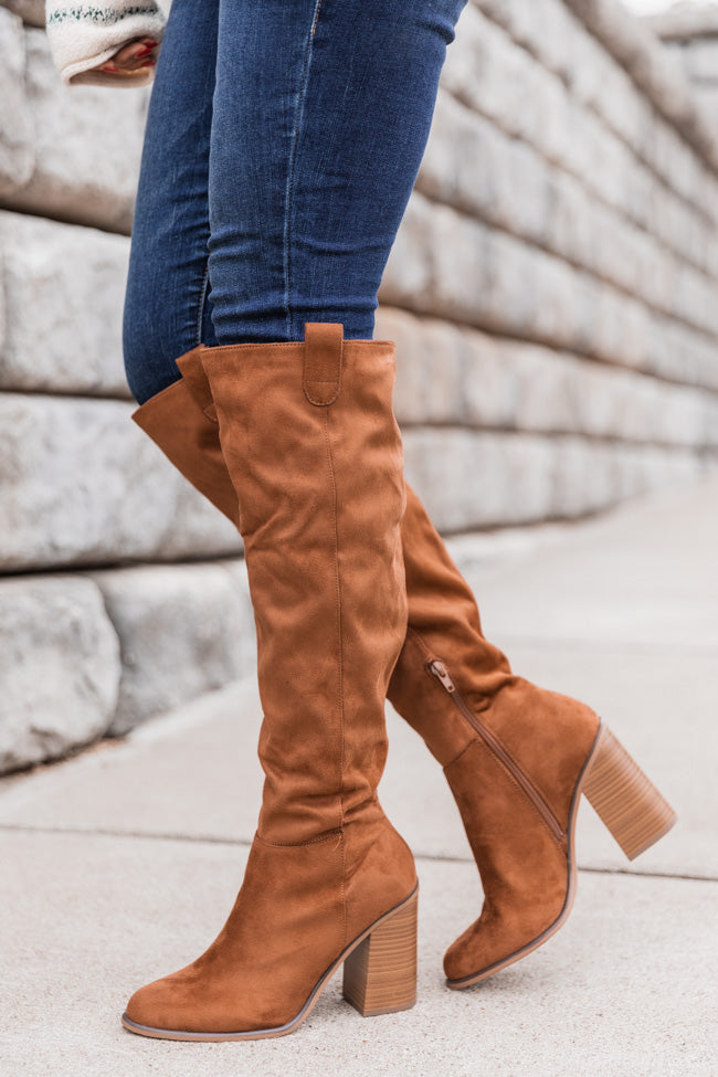 Tall shop tan boots