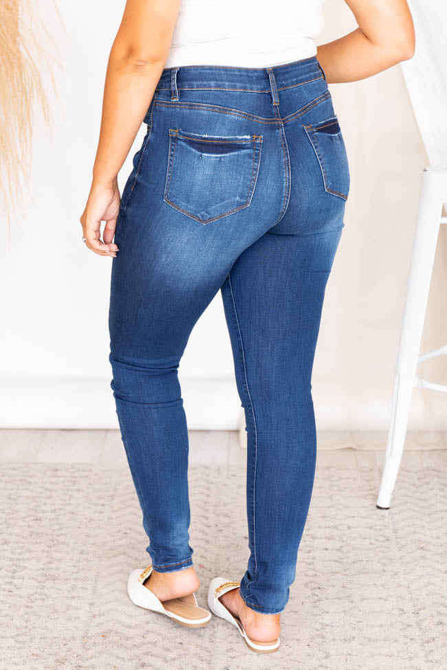 GRLFRND Hannah distressed high waist cropped blue jeans in Fly High Size 29 NEW shops