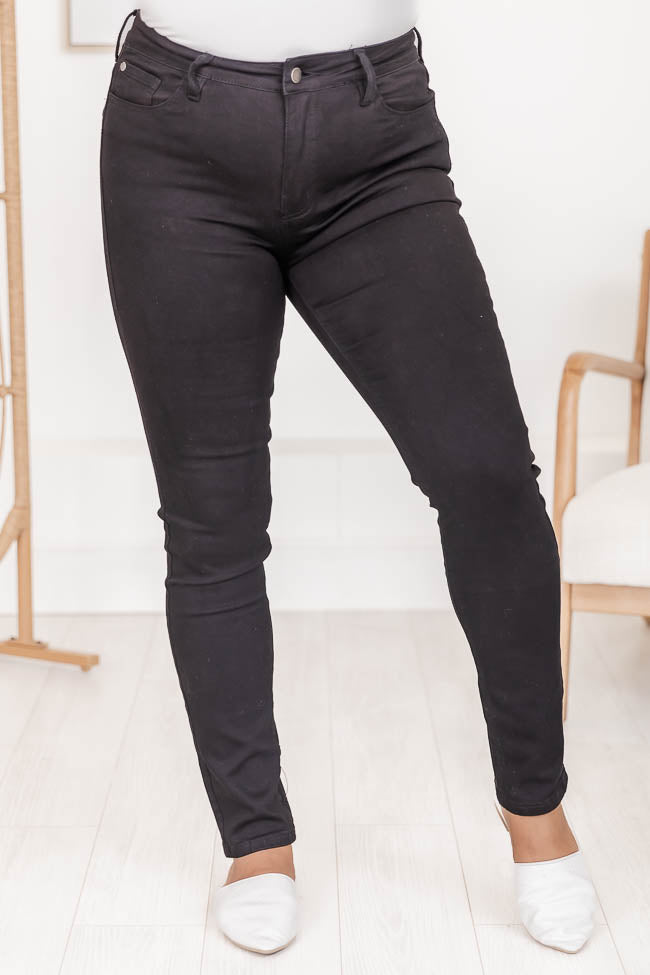 Marisol Curvy Black Skinny Jeans FINAL SALE – Pink Lily
