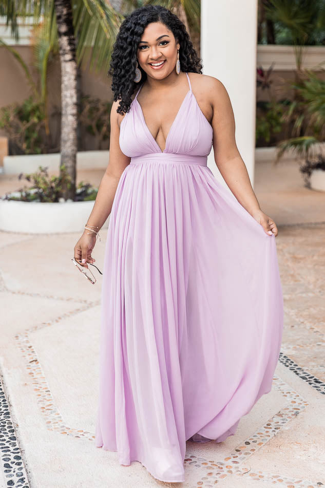 It All Begins With Love Lilac Maxi Dress FINAL SALE