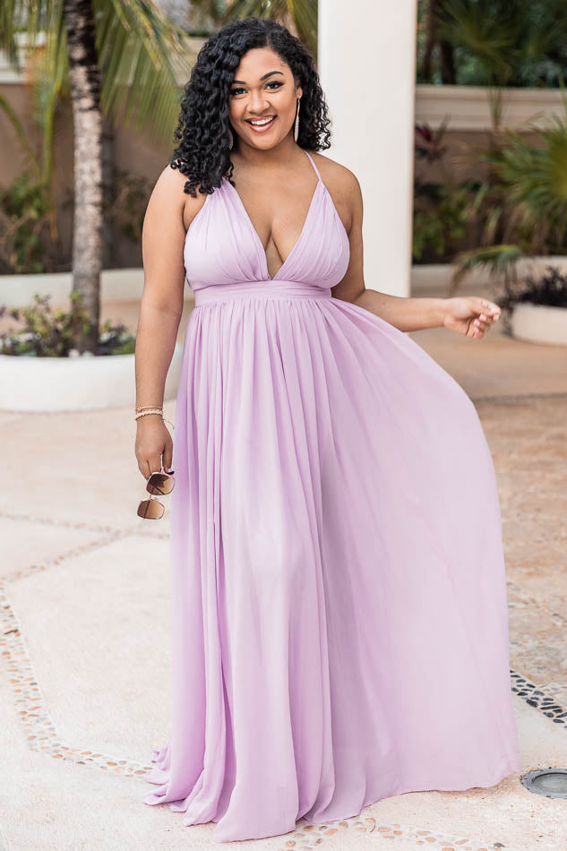 It All Begins With Love Lilac Maxi Dress FINAL SALE