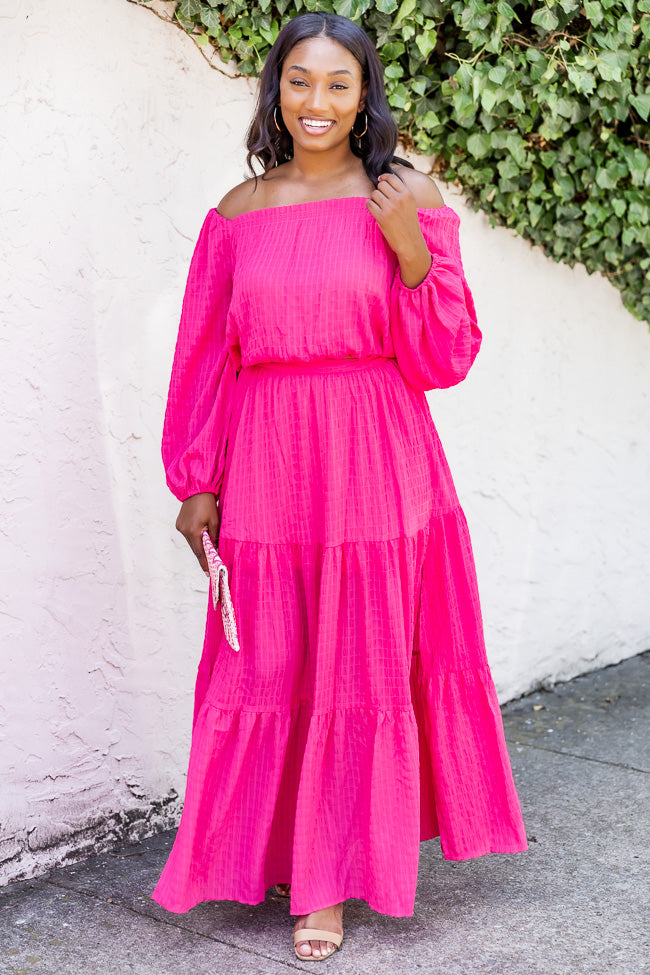 Hot pink 2024 flowy skirt