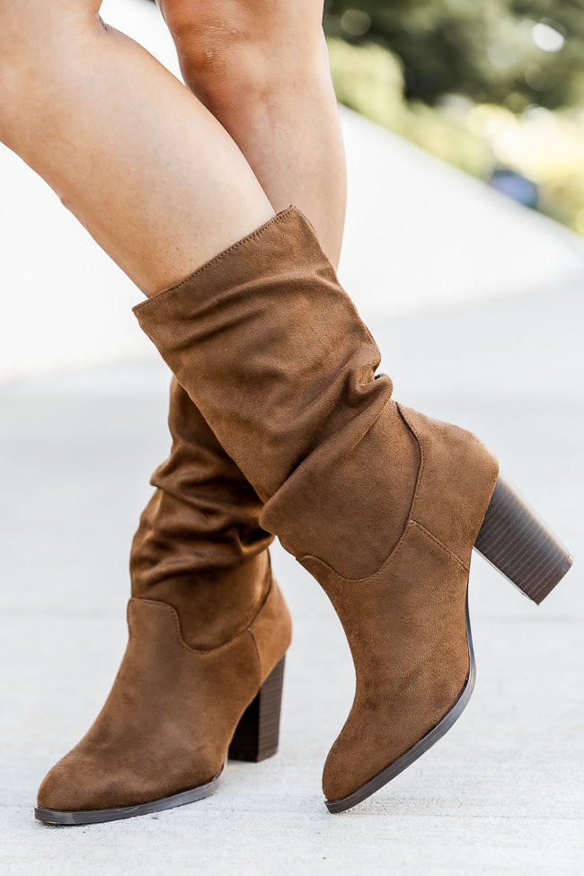 Christie Coffee Slouchy Suede Bootie FINAL SALE