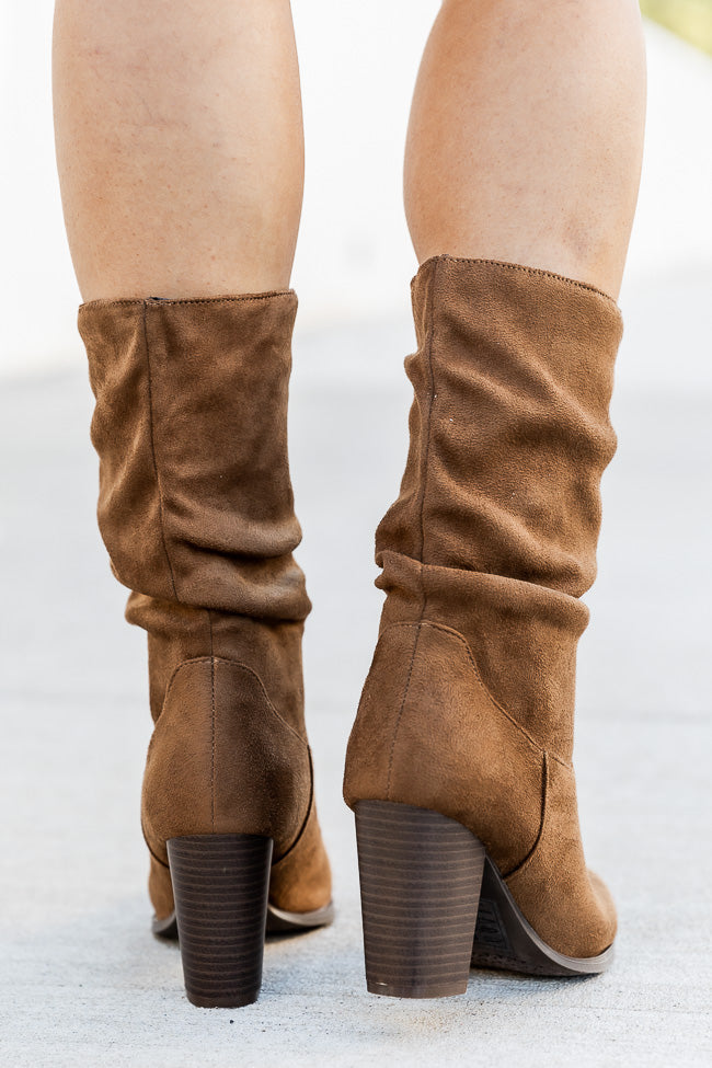 Christie Coffee Slouchy Suede Bootie FINAL SALE