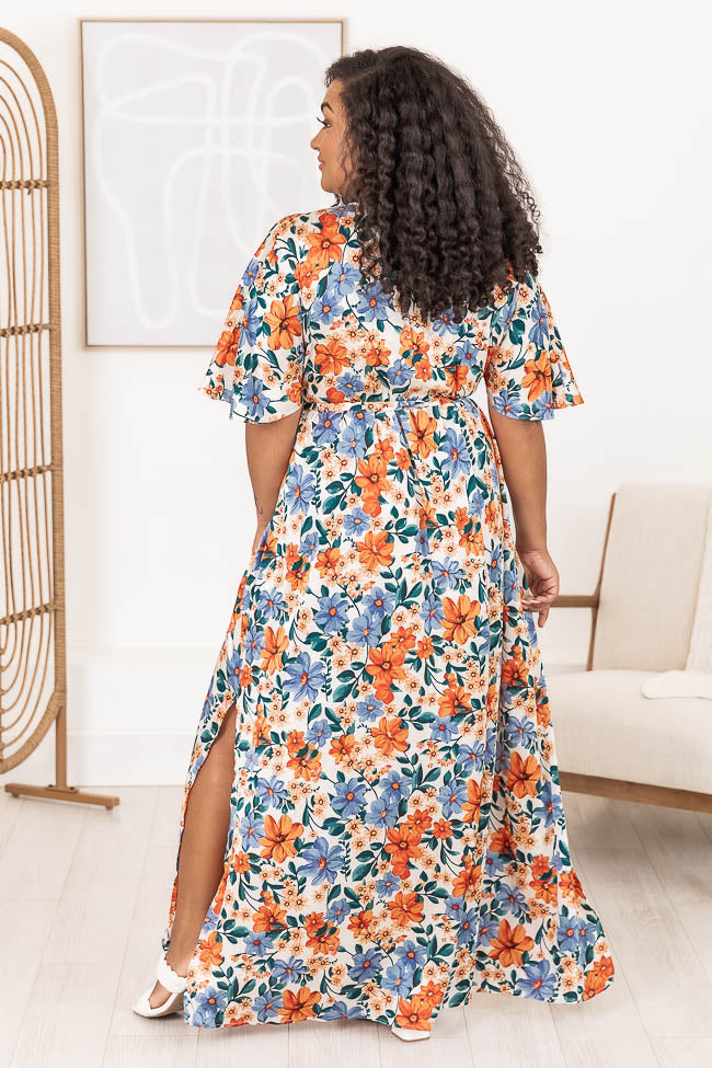 Together floral 2025 print maxi dress