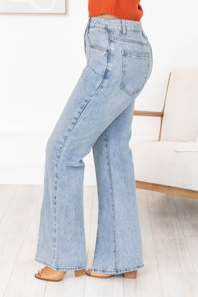 Brinkley Medium Wash Split Hem Jeans FINAL SALE