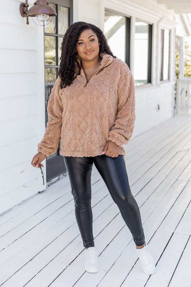 You Could Want Faux Leather – Pink Lily