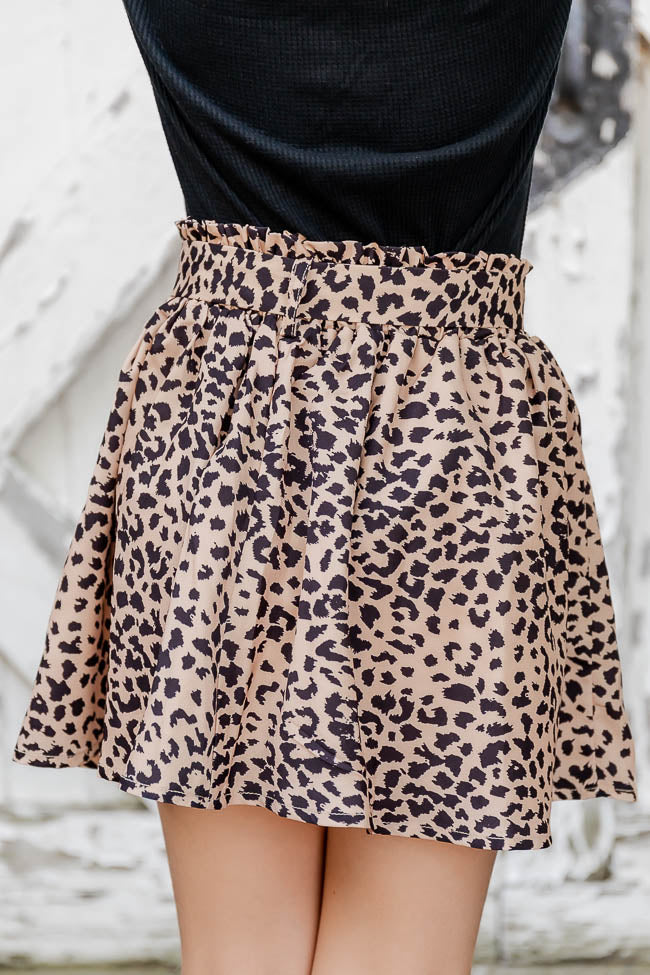 Set The Bar Kids Leopard Print Skirt FINAL SALE