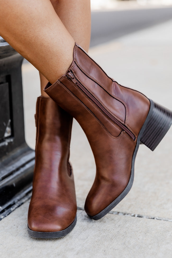 Leather booties hotsell on sale