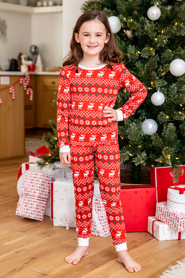 Christmas Pajama Set (Red)