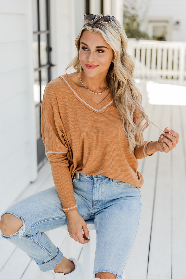 Multi Color Waffle Knit Top