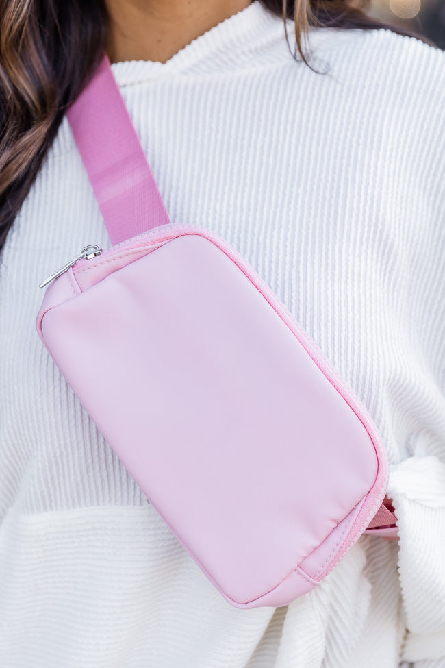 On The Go Hot Pink Belt Bag – Pink Lily