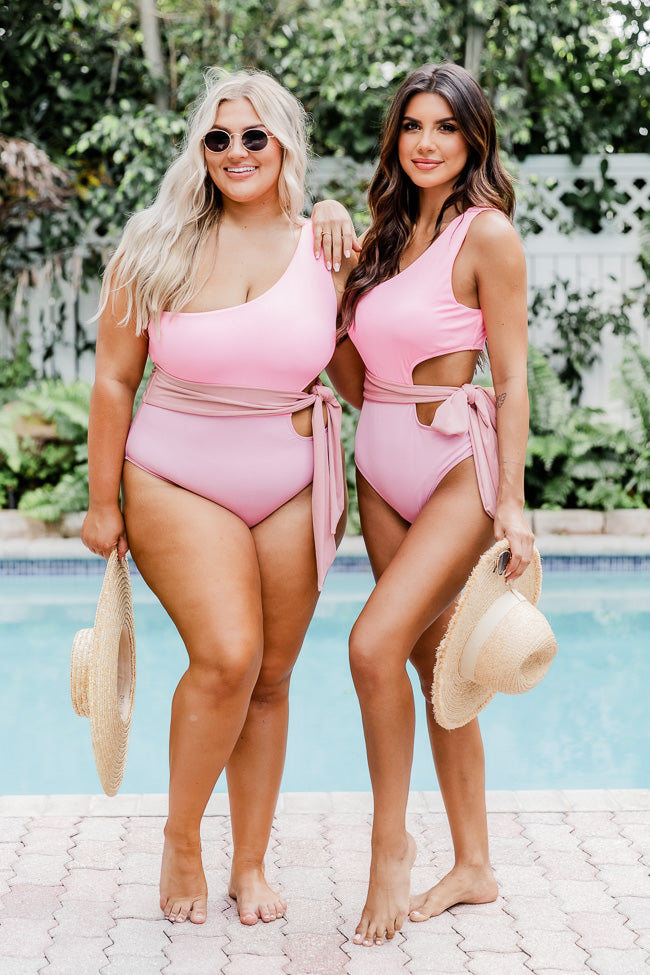 Pink lily bathing sales suits