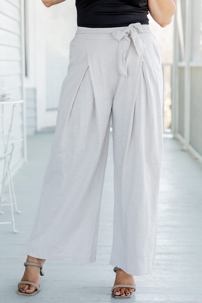Endless Heart Ivory Belted Pants FINAL SALE – Pink Lily
