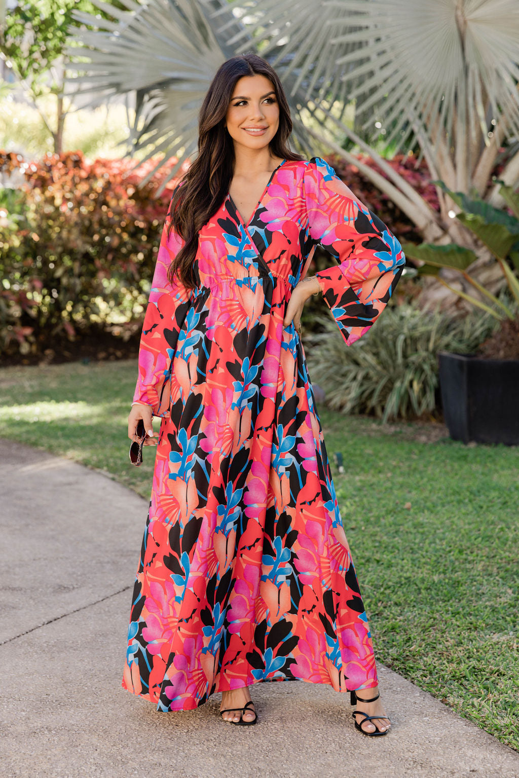 Tall maxi dress outlet with sleeves