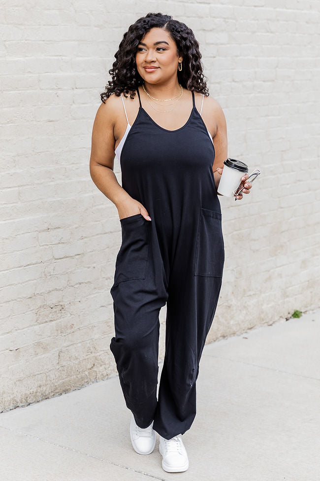 Day In The Life Black Jumpsuit