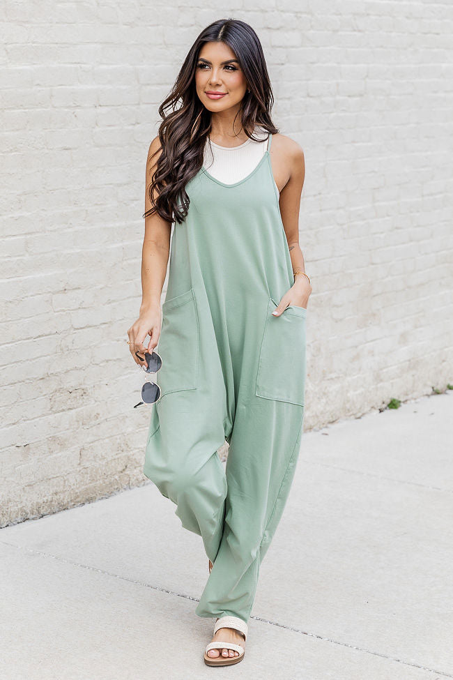 Day In The Life Sage Jumpsuit