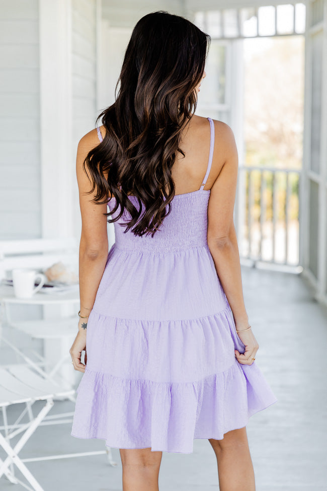 Need You More Lavender Babydoll Mini Dress