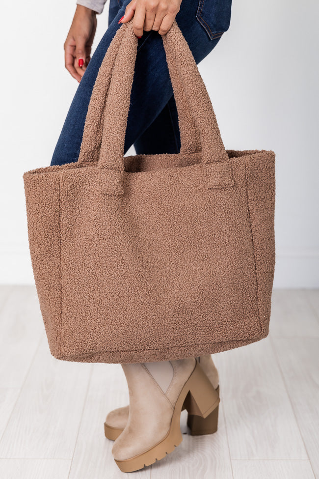 Still Your Best Light Brown Teddy Tote