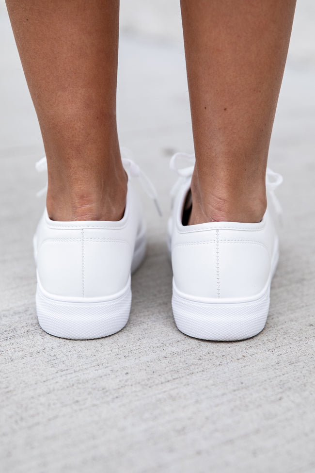 Saylor White Basic Sneaker FINAL SALE