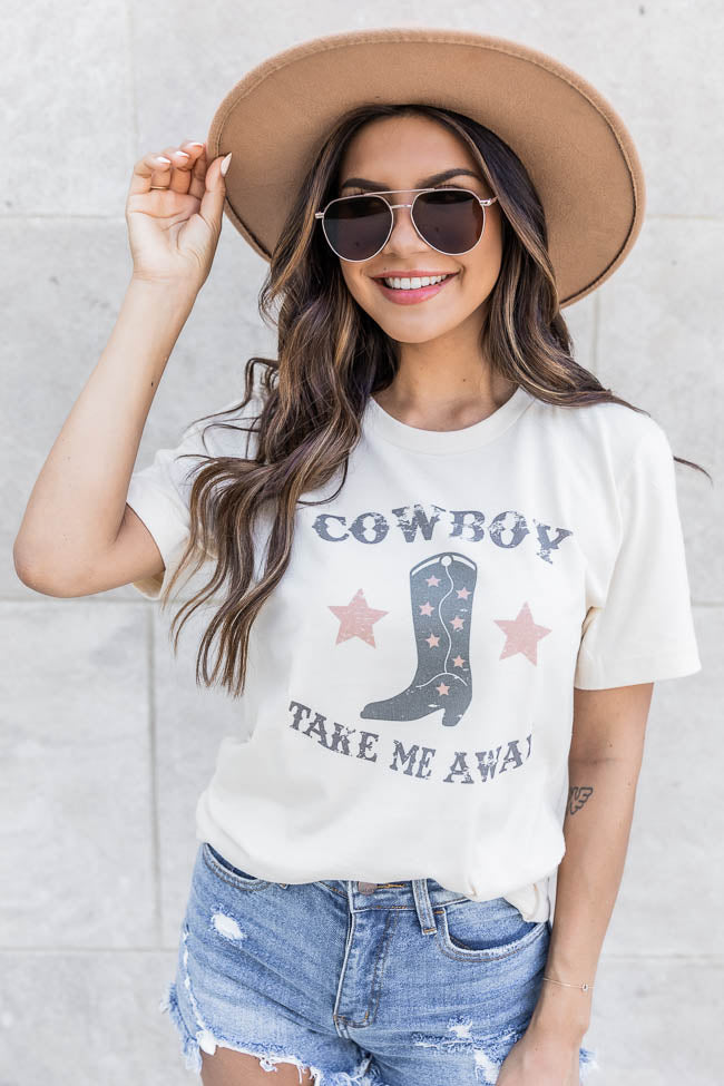 : Cowboy Take Me Away Shirts For Women Cowgirl Country Music T- Shirt : Clothing, Shoes & Jewelry