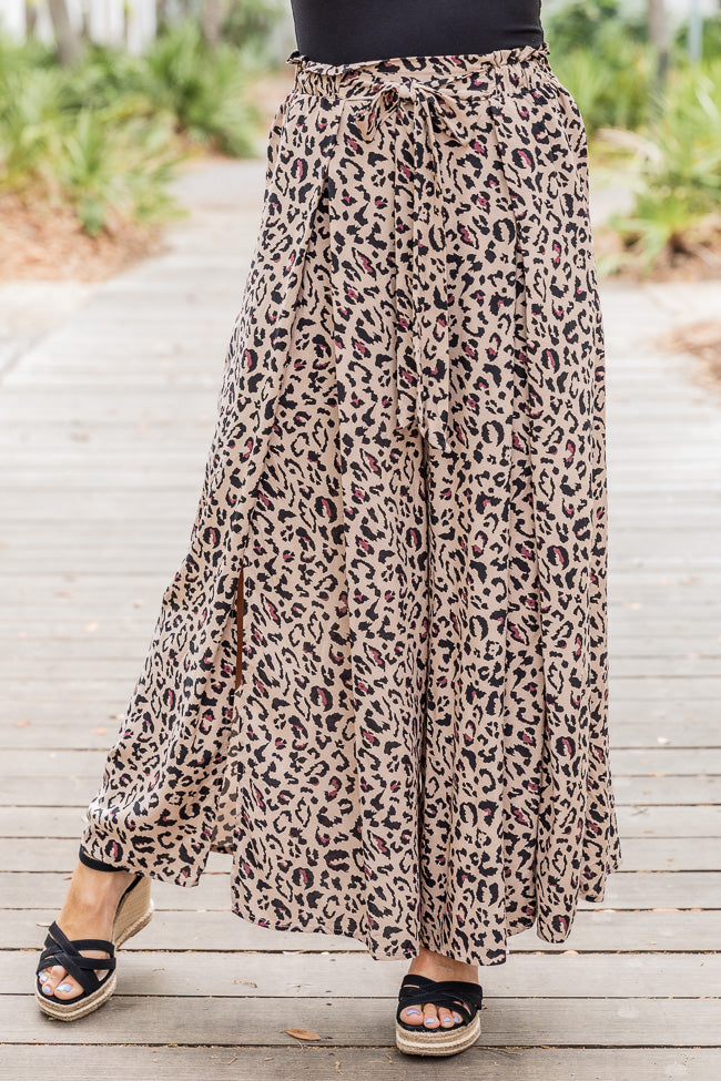 Unstoppable Truth Leopard Wide Leg Pants FINAL SALE – Pink Lily