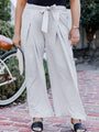 Island Breeze Taupe Tie Waist Pants FINAL SALE