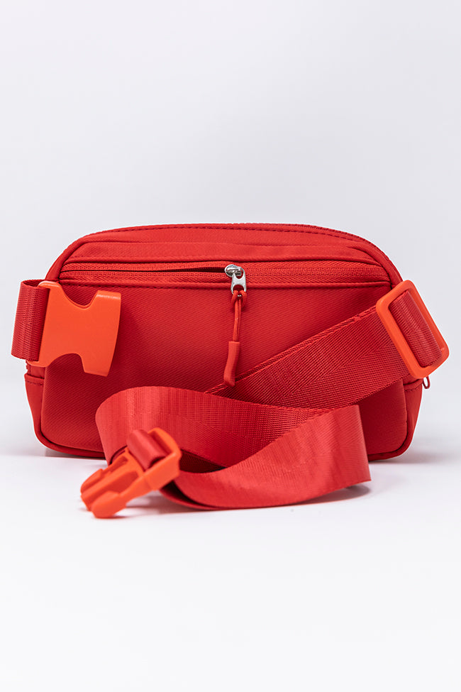 Places To Go Grey Belt Bag – Pink Lily