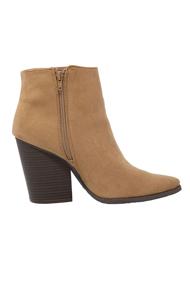 Cecily Brown Suede Booties FINAL SALE