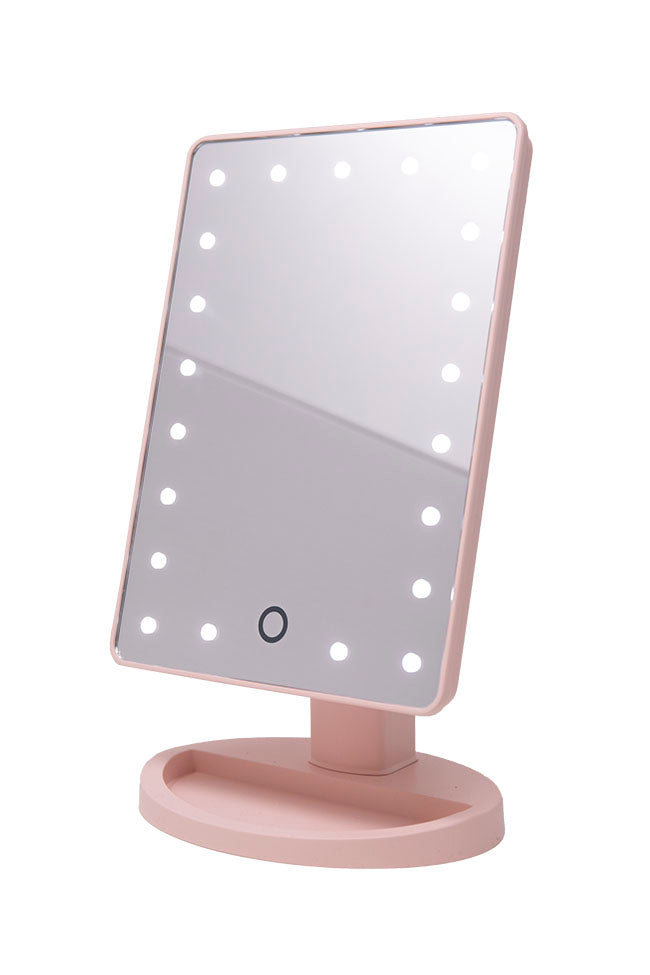 Anywhere Together Pink Standing Mirror