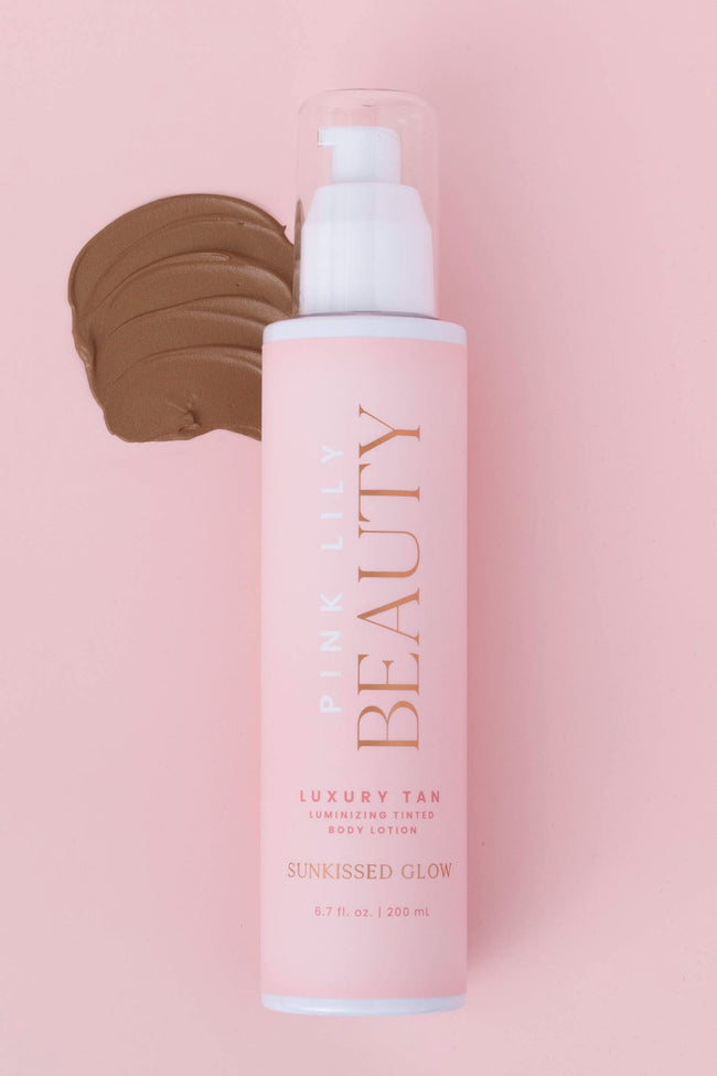 Pink Lily Luxury Tan Luminizing Body Lotion - Sunkissed Glow