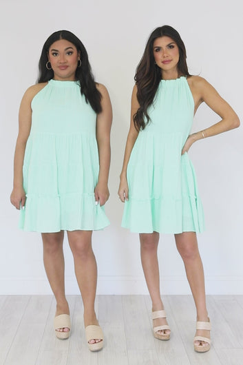 All In A Day Hot Pink Babydoll Dress – Shop the Mint