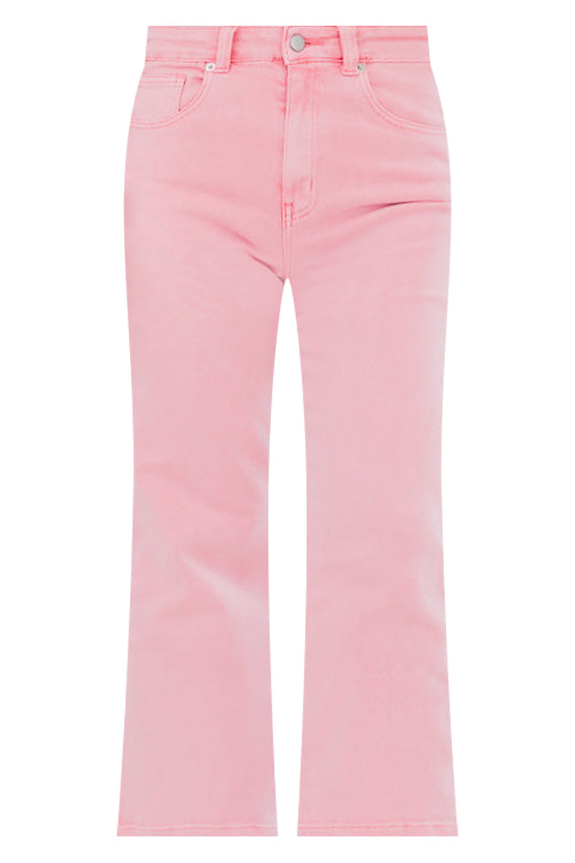 Allie Pink Straight Leg Jeans