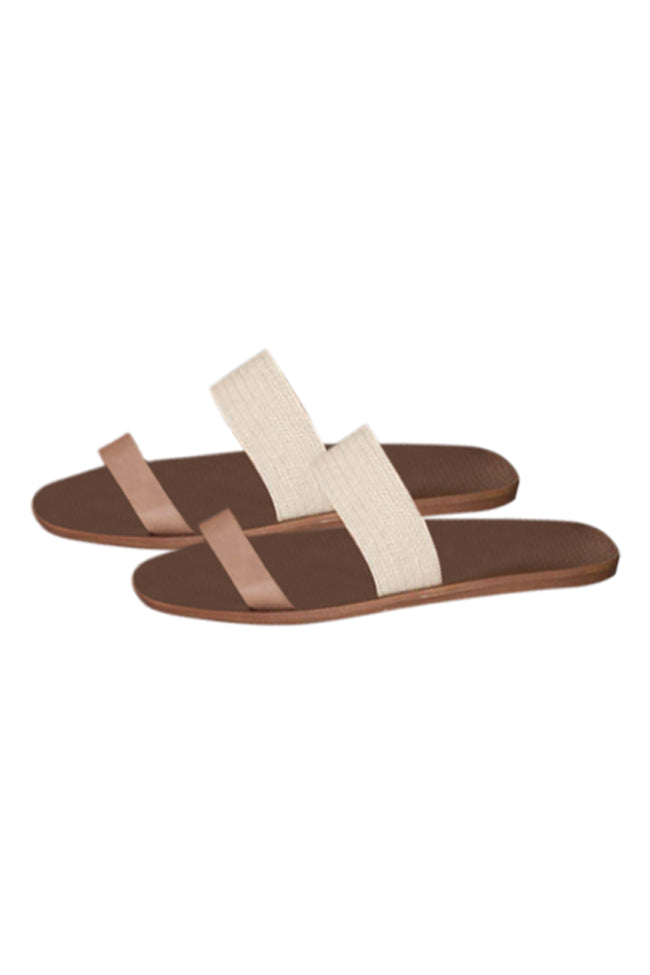 Arabella Double Strap Tan Sandal FINAL SALE