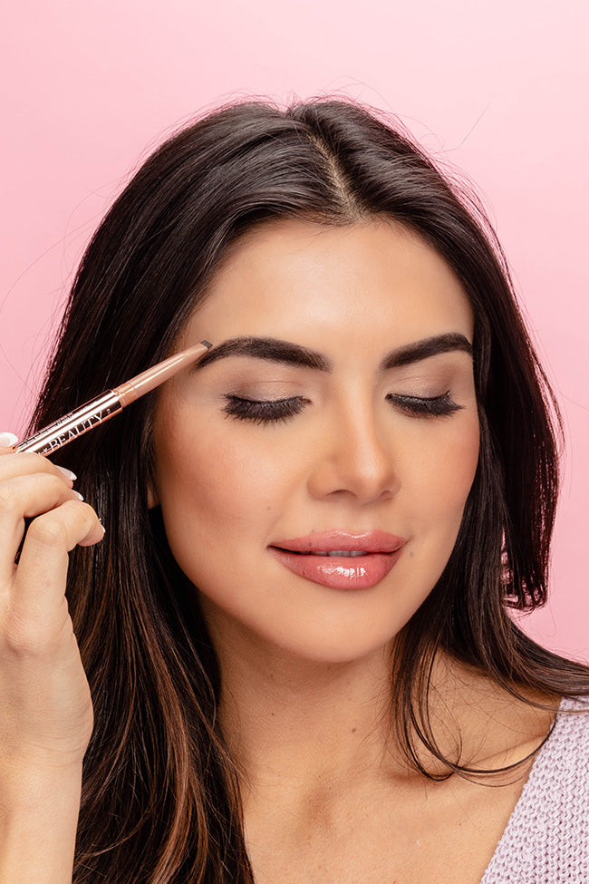 Pink Lily Beauty Fully Yours Brow Pomade Pencil - Deep Brown