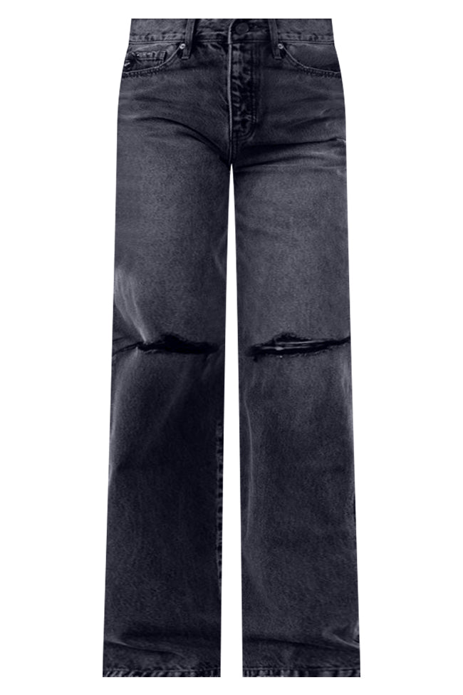 Jaslyn Black Denim Jeans