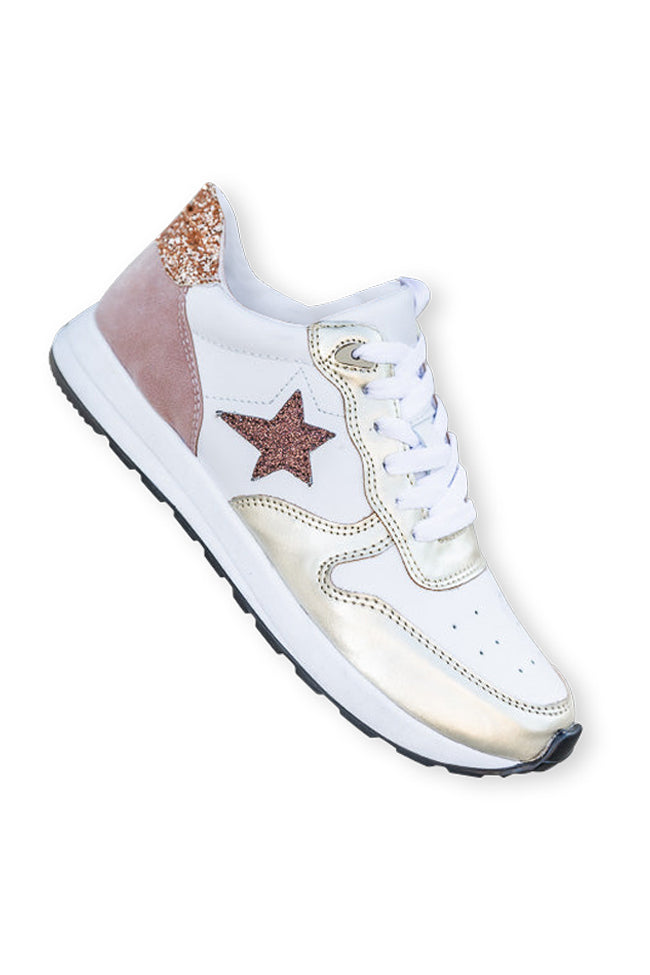 Rose gold clearance star sneakers