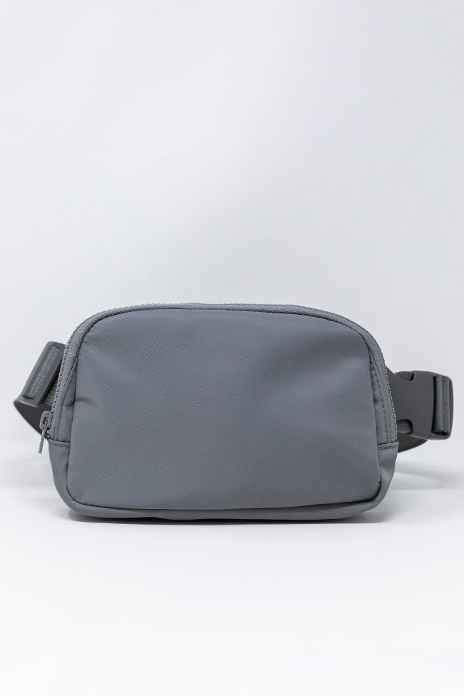 Places To Go Charcoal Belt Bag