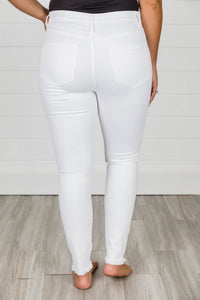 Spanx Skinny White Jean, Spanx Brand White Denim Skinny Pant